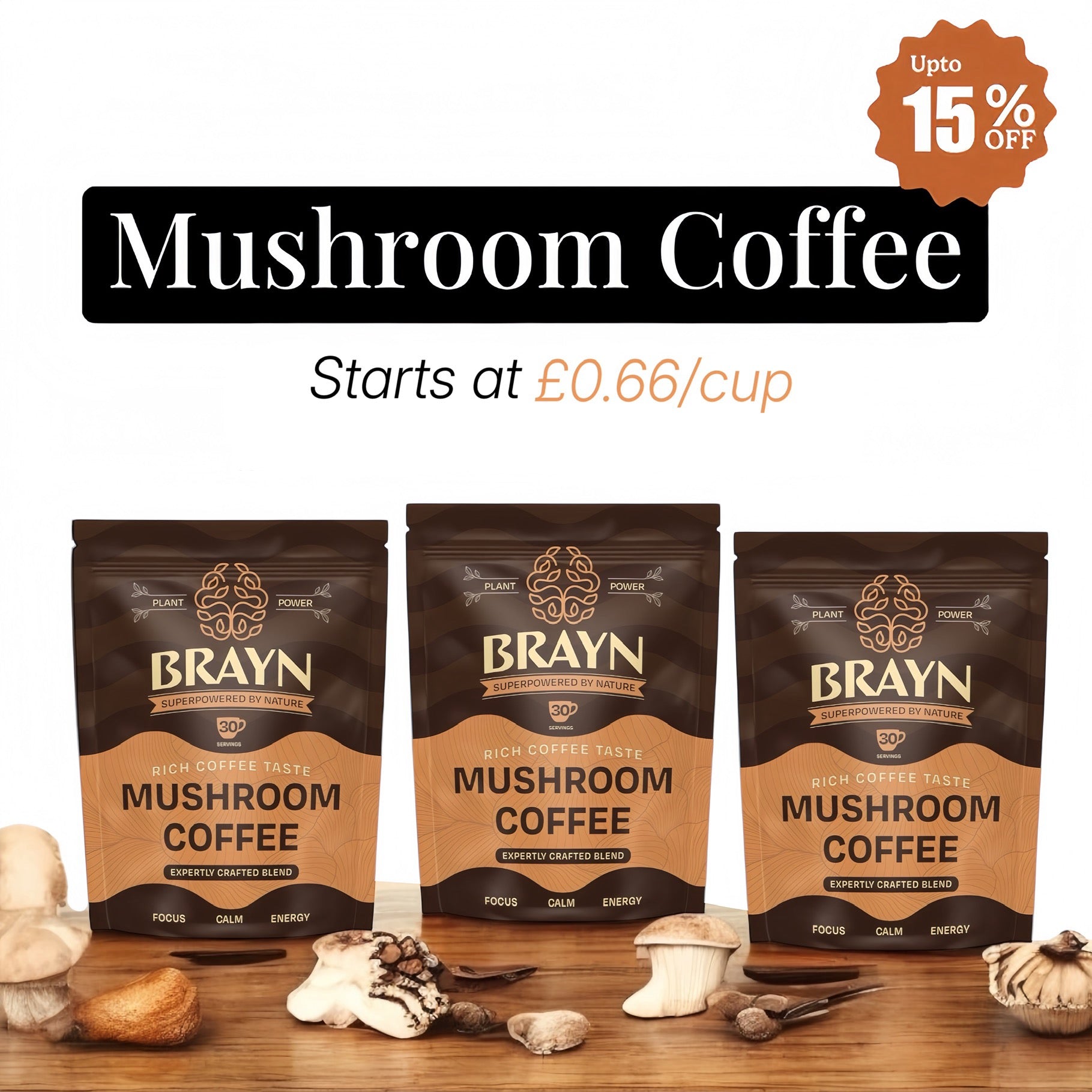 Brewy Mushroom Coffee